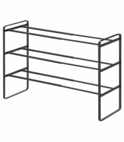 Yamazaki Etagère à Chaussures Noire Extensible -HOME24 Soldes dde50be803284c8e9ff20be183d123e8