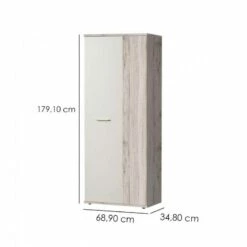 Meuble à Chaussures 2 Portes Béton CLASS -HOME24 Soldes de599c57e8ef4d9b819daa6139c8846a