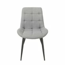 Lot 4 Chaises Tissu Gris Clair - JAELLE -HOME24 Soldes df2342cfc7ee4304bb4adae04b9c883e