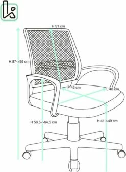 KAYELLES Chaise Bureau Inclinable LEST 19 KAYELLES Chaise Bureau Inclinable LEST -HOME24 Soldes dfbac466bd0b4c93b8f37ac15fb2f602