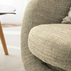 Fauteuil Pivotant Marvin -HOME24 Soldes drehsessel marvin strukturstoff creme 4904956