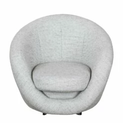 Fauteuil Pivotant Marvin -HOME24 Soldes drehsessel marvin strukturstoff silber 1756350