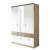 Armoire à Portes Battantes Bremen-Extra -HOME24 Soldes drehtueren kombischrank bremen extra alpinweiss eiche sonoma dekor 334295