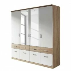 Armoire à Portes Battantes Bremen-Extra 21 Armoire à Portes Battantes Bremen-Extra -HOME24 Soldes drehtueren kombischrank bremen extra alpinweiss eiche sonoma dekor 334296