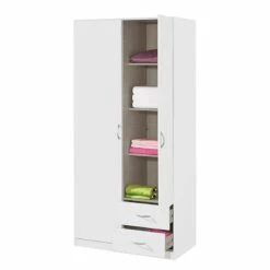 Armoire à Portes Battantes Case II -HOME24 Soldes drehtuerenschrank case ii alpinweiss 274279