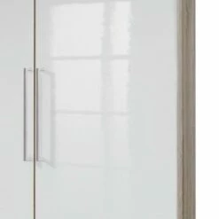 Armoire à Portes Battantes Claudine -HOME24 Soldes drehtuerenschrank claudine 2 tuerig perlglanz softwhite eiche saegerau 1381001