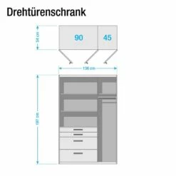 Armoire Homburg II 24 Armoire Homburg II -HOME24 Soldes drehtuerenschrank homburg 4445440