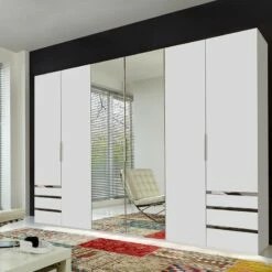 Armoire à Portes Battantes Level 36A 15 Armoire à Portes Battantes Level 36A -HOME24 Soldes drehtuerenschrank level 36a alpinweiss 300 cm 6 tuerig 216 cm mit spiegeltuer en 4908944