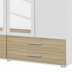 Armoire Rasant-Extra I -HOME24 Soldes drehtuerenschrank rasant extra i alpinweiss eiche sonoma dekor 168 cm 4 tuerig 2 spiegeltueren 2671958
