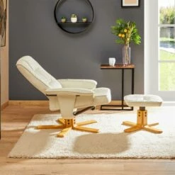 Fauteuil Relaxation + Repose-pied CHARLY -HOME24 Soldes e177fb96f81445bcbcd57c50526bfd30