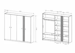 Armoire à Portes Battantes DECO LED -HOME24 Soldes e193c0f99cc341929c58fa301aff11fd