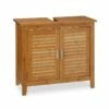 Meuble Dessous De Lavabo LAMELL Bambou