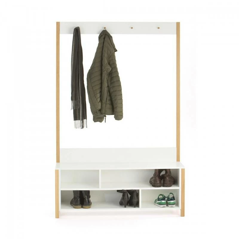 Vestiaire D'entrée Blanc 4 Vestiaire D'entrée Blanc – Image 2