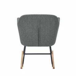 Fauteuil ELSA Tissu Gris Rocking Chair 25 Fauteuil ELSA Tissu Gris Rocking Chair -HOME24 Soldes e2cfb89915314ffeb2e474dac828e65e