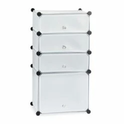 Meuble à Chaussures Avec 4 Casiers