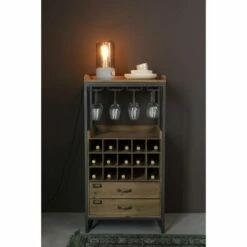 Armoire Bar à Vin Vintage Bois Clair -HOME24 Soldes e49df2164ab541d1ac04655d6f59be19
