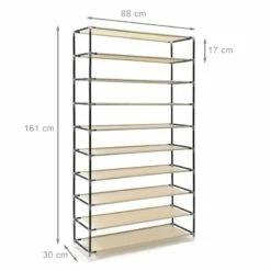 Meuble à Chaussures VALENTIN Tissu -HOME24 Soldes e4a2a791f5214a529c7bb41fa42e04a5