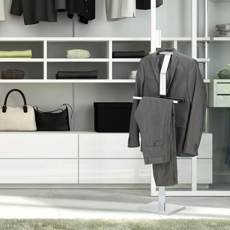 Valet De Chambre Métal Argenté Chromé 4 Valet De Chambre Métal Argenté Chromé – Image 2