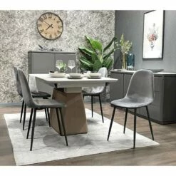 Lot De 4 Chaises En Velours - BIBA 28 Lot De 4 Chaises En Velours - BIBA -HOME24 Soldes e5b1b0ac135f47ac8a714746013a6580