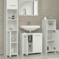 Meuble Sous-lavabo Kiko Blanc -HOME24 Soldes e5d77d81f93c40b5bcae5e2ebe730e42