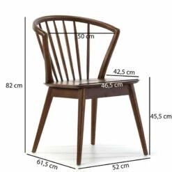 Pack 2 Chaises Mura, Couleur Noyer -HOME24 Soldes e6be50517d4d48d2b7d521979d76a9ba