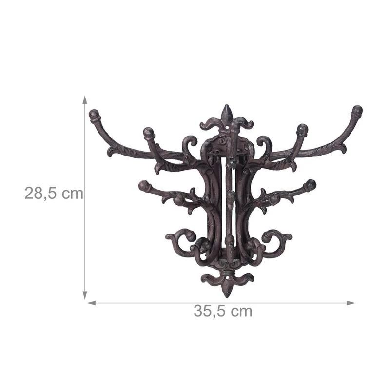 Garderobe Murale Vintage Lot De 4 Blanc 21 Garderobe Murale Vintage Lot De 4 Blanc – Image 19