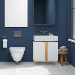 Meuble Dessous De Lavabo En Bambou Blanc -HOME24 Soldes ea693cba72464df3a64174f7bf4afce6