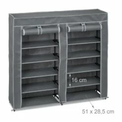 Meuble à Chaussures Tissu -HOME24 Soldes eb04af42fca44f06975d6776a2f6a781