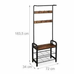 Garde Robe Avec étagère Style Industriel -HOME24 Soldes ebceeafeb0f24ae4a23dae96024a13c7