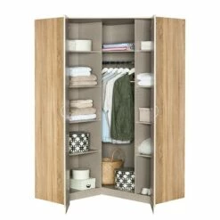 Armoire D'angle Case 37 Armoire D'angle Case -HOME24 Soldes eckschrank case sonoma eiche dekor 1865538