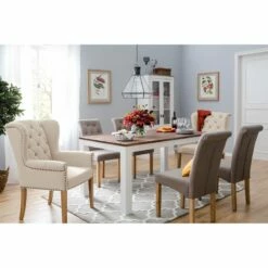 Chaise Madison -HOME24 Soldes esszimmerstuhl madison webstoff eiche massiv beige 4762944