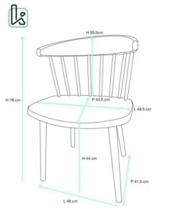 KAYELLES Chaises De Cuisine DIA 16 KAYELLES Chaises De Cuisine DIA -HOME24 Soldes f107d43b60944f5e9d34657d0411ca8e