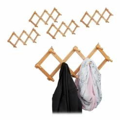 5x Garde Robe Mural En Bois Pliable