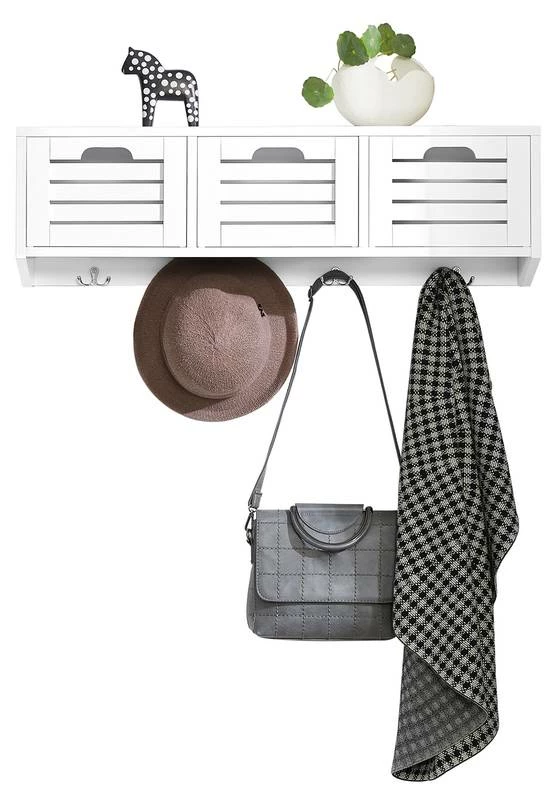 Armoire Murale Étagère Suspendue FHK19-W 3 Armoire Murale Étagère Suspendue FHK19-W