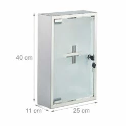 Armoire à Pharmacie Inox Porte Verre 16 Armoire à Pharmacie Inox Porte Verre -HOME24 Soldes f7c39d6bdc6146e492ee21ba777736cd