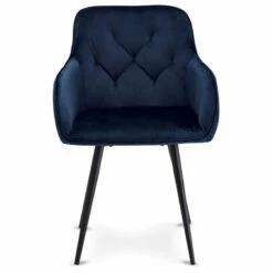 Chaises à Accoudoirs Nadja Bleu Lot De 2 -HOME24 Soldes fa66b79dbaf24cd9acf7185c94aeecba