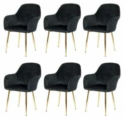Chaise Capitonnée HWC-F18 (lot De 6)