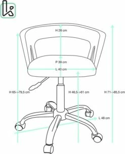 KAYELLES Chaise Bureau AYA (noir Marron) -HOME24 Soldes feabf9b3d6404020941d36f6ed493896