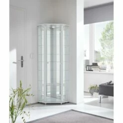 Vitrine D'angle Amalia II 24 Vitrine D'angle Amalia II -HOME24 Soldes fif vitrinen led 18 05 2017 4921996