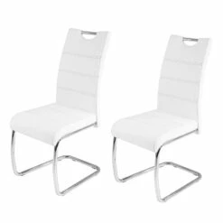 Chaise Cantilever La Paz -HOME24 Soldes freischwinger la paz 2er set weiss 4277900