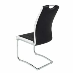 Chaise Cantilever Toummo -HOME24 Soldes freisschwinger truffaldino kunstleder 2er set schwarz weiss 868686