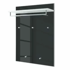 Panneau Porte-manteaux Alavere IV -HOME24 Soldes garderobenpaneel alavere iv anthrazit weiss 3757692
