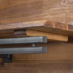 Panneau Porte-manteaux Manchester -HOME24 Soldes garderobenpaneel manchester akazie massiv metall 4877544