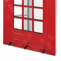 Porte-manteaux mural Scott -HOME24 Soldes garderobenpaneel scott metall rot 4339992