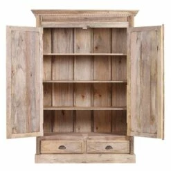 Armoire De Vestibule Cella -HOME24 Soldes garderobenschrank cella mango massiv 4294508