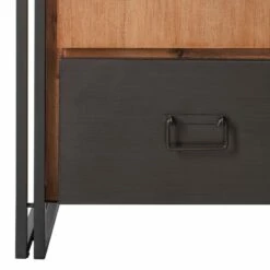 Armoire Manchester II -HOME24 Soldes garderobenschrank manchester akazie teilmassiv akazie akazie anthrazit 110 cm 2 tuerig 4874988