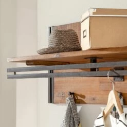 Panneau Porte-manteaux Manchester -HOME24 Soldes garderobenset manchester 5 teilig akazie massiv metall 4872532