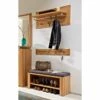 Porte-manteaux NatureStar -HOME24 Soldes garderobenset naturestar 3 teilig kernbuche teilmassiv 1428595