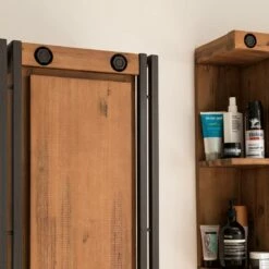 Colonne Salle De B. MANCHESTER 2 Portes -HOME24 Soldes hochschrank manchester akazie teilmassiv metall 4915688