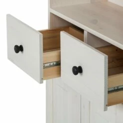 Armoire Haute Senna I -HOME24 Soldes hochschrank senna ii kiefer massiv weiss havanna 299554